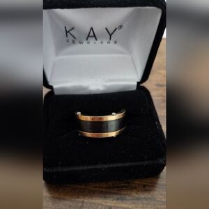 Kay Jewelers Gold and Black Band